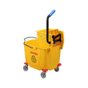 Làm sạch lau wringer xô Xe đẩy 24L chào đón OEM bên Báo Chí Singles wringer Xe Đẩy Bán buôn nhựa carton biểu tượng tùy chỉnh - Product Image 4