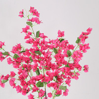 Fleurs artificielles 3.77FT soie bougainvillier Branches tiges longues Branches pour mariage centres de table chemin de table décoration de la maison