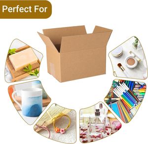 Cajas de Cartón Corrugado Kraft Personalizadas, Contenedores de Envío, Paquetes, Embalaje de Transporte, Materiales Reciclables, Cuatro Colores - Product Image 3