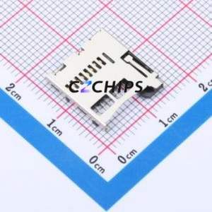 TFN31-S1S1-2000-A SD Card / Memory Card Connector SMD Connector Self-Return Type MicroSD Card (TF Card) Card Holder 1.85mm - Product Image 1