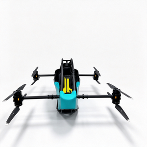 New Lightweight Carbon Fiber Blue Single Seat RC Rotary Wing Aircraft Battery Powered Vertical Takeoff Flying Vehicle 4K <b>Camera</b> - Product Image 5