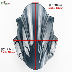 Pare-brise de moto compatible avec GSX250R 2017-2022, visière de compteur, déflecteur de vent double bulle, écran de protection <span class=keywords><strong>GSX</strong></span> 250 <span class=keywords><strong>R</strong></span> 2018 19 - Product Image 3