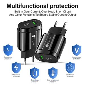 Caricabatterie per Telefono 20W Best Seller QC3.0 Tipo C USB Caricatore da Muro Presa US/EU Ricarica Rapida Adattatore di Alimentazione USB-C per <span class=keywords><strong>iPhone</strong></span> 15 16 17 - Product Image 6