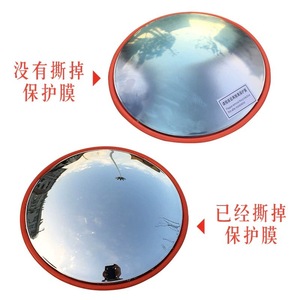 Miroir convexe Angcheng à grand angle de 80 degrés, miroir de sécurité réfléchissant pour les angles de route, pour la circulation et l'utilisation en garage - Product Image 3