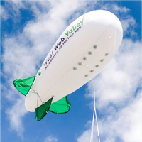 Grand avion gonflable, dirigeable gonflable pour défilé