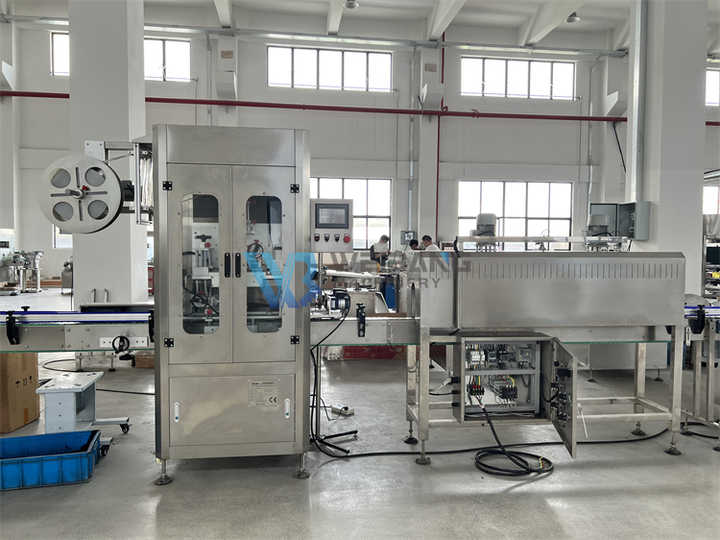 Automatic Beverage Cans Bottles Shrink Sleeve Label Applicator Machine automatic-beverage-cans-bottles-shrink-sleeve-label-applicator-machine
