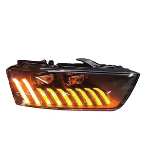 For 13-18 Q3 Modified 12V 50W <b>LED</b> <b>Headlight</b> Assembly Scanning Welcome Daytime Running Light Flowing Turn Signal Lens 12v <b>LED</b> Hea - Product Image 3