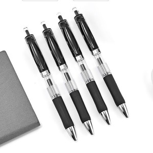 Stylish 0.5mm Bullet Gel Pen <b>Plastic</b> Office School Use Black Ink K35 Boxed - Product Image 2