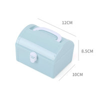 Boîte de rangement portable avec logo personnalisé sans BPA, jouet de maquillage artisanal pour enfants pour produits ménagers, fourniture en usine