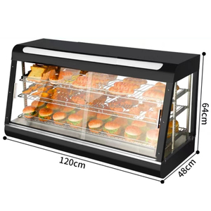 Tủ trưng bày giữ nóng WeWork 60/90/120cm, giữ nóng bánh ngọt, đồ ăn nóng, trưng bày gà rán - Product Image 3