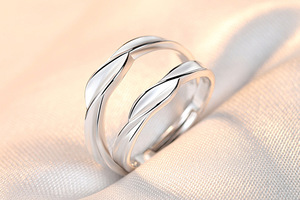 Merryshine 2025 cobre compromiso boda diamante aniversario anillo clásico mariposa Forma parejas Día de San Valentín - Product Image 5