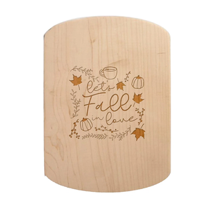 Calabazas Acacia Madera Festiva Otoño Tabla de cortar Cosecha de otoño Bienvenido Otoño Signo Decoración Tabla de cortar - Product Image 4