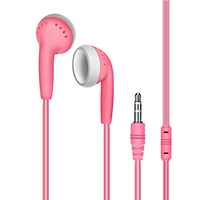 Harga Pabrik Stok Komputer Universal Kabel 3.5mm Mega Bass Earplug Headset untuk MP3 dan Ponsel