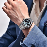 Montre-bracelet à quartz pour homme Rossitimi 2025, nouveau modèle RT-7934, élégante et luxueuse, avec aiguilles lumineuses et design étanche