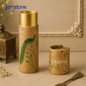 Bouteilles cosmétiques recyclées directement de l'usine, taille personnalisée, gaufrage à la feuille d'or, impression de logo personnalisé, tube en papier UV - Product Image 2