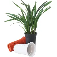 AAA346 Retro Home Desk pianta da giardino contenitore alto vasi da piantare rotondi vaso da fiori vasi da fiori spessi in plastica