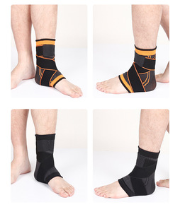 Attelle de Cheville Sport Unisexe d'Extérieur avec Sangles Enveloppantes Extensibles dans Quatre Directions pour une Stabilisation et une Protection Améliorées - Product Image 4