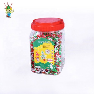 Perles Hama multicolores pour enfants, mini-jouets éducatifs, aide les enfants à développer leurs compétences avec les perles à fusionner - Product Image 1