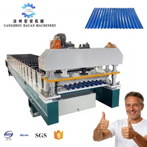 Rapid Forming Color Steel Roof Panel Manufacturing Equipment Full-automatic Roll Forming Machine - Product Image 1