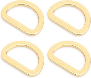 D Rings <b>Purse</b> Loop Flat Metal D Ring Heavy Duty Findings For Craft Bag Belt Pack PTDF - Product Image 2