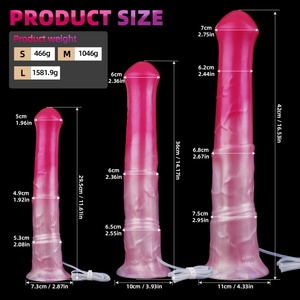 ของเล่นทางเพศรูปม้าสำหรับผู้ชายและผู้หญิง ทำจากซิลิโคน สามารถฉีดน้ำได้ - Product Image 3