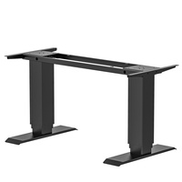 Ensemble de colonnes de levage modernes en aluminium pour bureau réglable en hauteur avec contrôleur sans fil DC12/24V, vitesse de 25 mm/s
