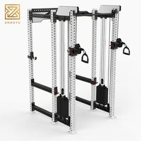 Machine à poulie à câble unique ZY, station de musculation compacte et réglable avec pile de poids pour salle de sport commerciale