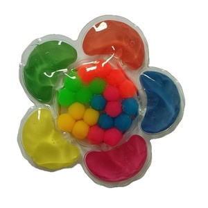 Juguetes Sensoriales de Compresión para Clasificación de Colores, Actividades Educativas de Emparejamiento, Juguetes de Rompecabezas Relajantes, Plástico Amarillo Cinco Flores - Product Image 6