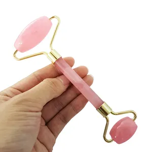 Mặc cả Bash giao dịch hàng đầu của mùa tiếng ồn miễn phí mặt massager Con lăn Rose Quartz cạo massage con lăn trên bán