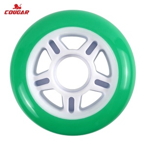 Pour roues en PU personnalisées en usine 85A 90A 62-84mm pour le slalom urbain en patins à roues alignées - Product Image 4