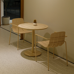 Muebles modernos de <span class=keywords><strong>aluminio</strong></span> para jardín, silla de comedor para exteriores, sillón de café informal, de nuevo diseño - Product Image 1