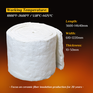 Feuerfeste Aerogel-Isolier decke Hochtemperatur-Ofen elemente aus Keramik faser decken - Product Image 3