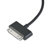 Kabel pengisi daya, kabel adaptor sentuh nano sinkronisasi Data untuk Apple iPhone 4 4S 4G 1m