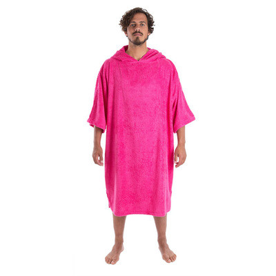 kingyoung new design short sleeve plus size unisex soft bath towel hoody long sleepwear beach cape lounge wear