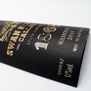 Etiquetas Adhesivas Personalizadas con Relieve 2020, Impresión UV, Resistentes al Agua, Forma Redonda, para Botellas de Vino, Bebidas, Café y Té - Product Image 4