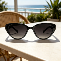 Lunettes Intelligentes IA Sans Fil pour Sport en Extérieur, Écouteurs Intégrés, Style Œil de Chat, Étanche IPX4