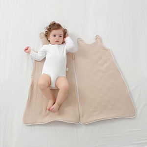 100% cotone organico solido vincitore autunno caldo mussola sacco <span class=keywords><strong>a</strong></span> <span class=keywords><strong>pelo</strong></span> per neonato - Product Image 6