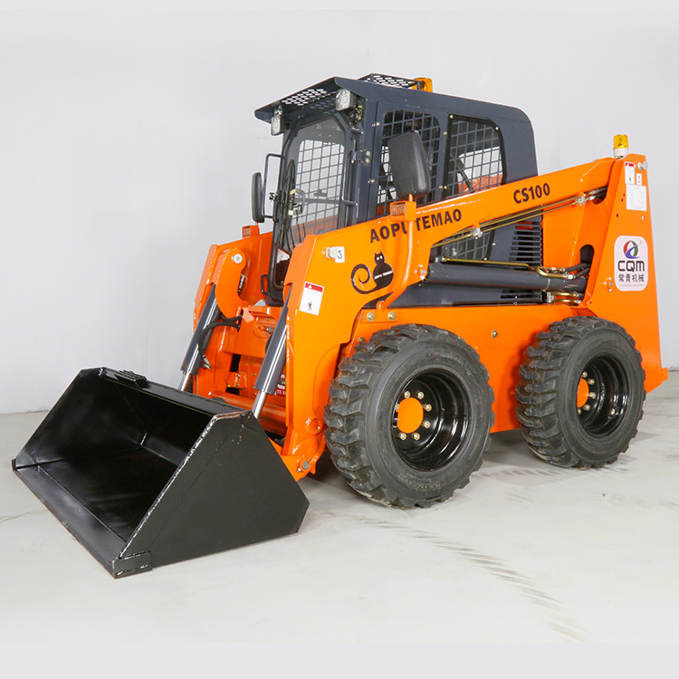 China's Hot Selling Mini Skid Steer Loader With Attachments Large Skid Steer Loader With Crawler Movement Backhoe Loaders