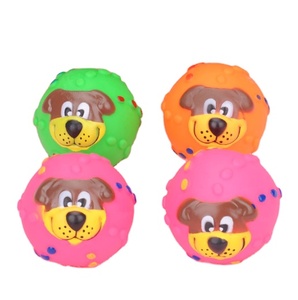 Bola <span class=keywords><strong>de</strong></span> León con sonido para mascotas, cara <span class=keywords><strong>de</strong></span> perro <span class=keywords><strong>de</strong></span> juguete, vinilo <span class=keywords><strong>de</strong></span> 7cm <span class=keywords><strong>de</strong></span> diámetro, protección ambiental <span class=keywords><strong>de</strong></span> calidad - Product Image 1