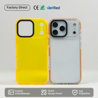 Étuis de téléphone portable personnalisés en TPU TPE, étuis de luxe antichoc transparents avec logo personnalisé pour iPhone 18 17 16 15 Pro Max
