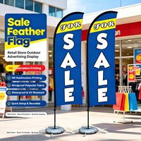 Drapeau publicitaire promotionnel pour entreprises, bannière publicitaire extérieure pour l'ouverture d'un magasin, bannière de présentation pour station-service avec base