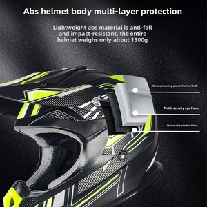 Casco <span class=keywords><strong>de</strong></span> Motocicleta Todoterreno Integral, ABS, Certificado por el DOT, Universal para Adultos, para las Cuatro Estaciones; Envío Directo Disponible - Product Image 3