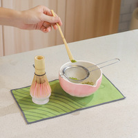 Ensemble de bols à matcha, support à thé, cuillère à thé, tamis à thé, ensemble d'outils à matcha, vente chaude transfrontalière, céramique, nouveau style chinois