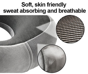 Oreiller de voyage ergonomique en U avec boucle réglable et poche latérale pour le soutien du cou et le soulagement de la fatigue au bureau - Product Image 5