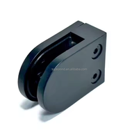 Penjepit Kaca Dek Railing Adjustable Bahan Stainless Steel 304, Penjualan Terlaris, Braket Kaca D Kecil, Penjepit Kaca 8-10mm