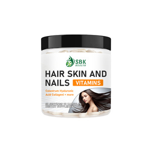 Capsules de vitamines pour cheveux, peau et ongles, best-seller, avec vitamine B6, favorisent la force, la brillance et la santé normales des cheveux. - Product Image 1