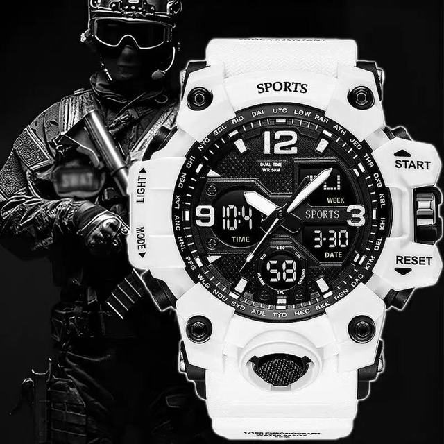Men's Digital Watch, Timing Watch, Alarm Clock, Sports Fashion Watch, Life Waterproof, Relogio Masculino