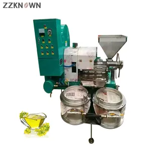 Seed Oil Extraction Sunflower Soybean Oil Extractor 6yl-130 Oil Press Machine Commercial Cold Press Cotton Motor Multifunctional