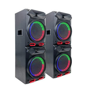 Haut-parleur de fête double 8 pouces en bois avec éclairage <span class=keywords><strong>LED</strong></span> RVB de qualité - Product Image 5