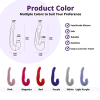 Kabelloser Aufladbarer Mini-Vibrator Magnetisches Aufladen 10-Modus Wasserdichter Silikon Nicht-Gleitender Weiblicher Orgasmus G-Punkt-Stimulator